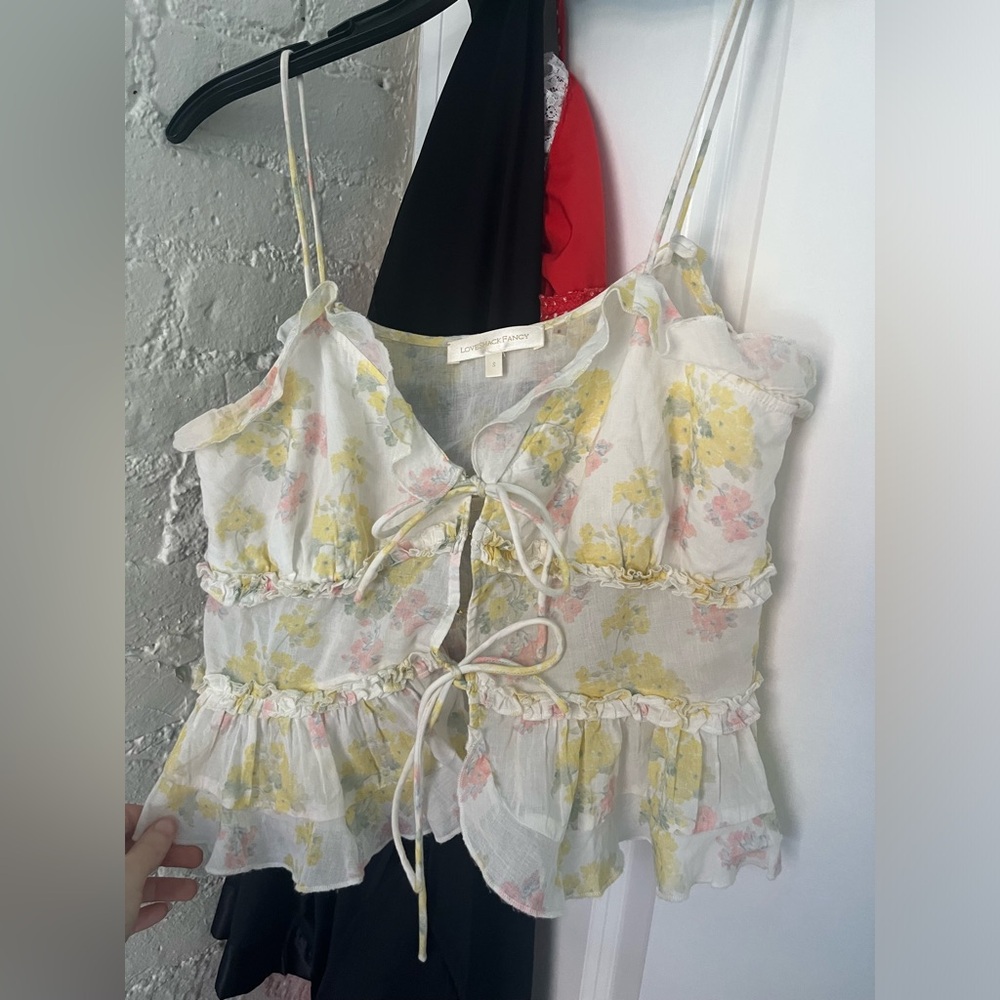 LoveShackFancy Lavetta top